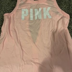 Pink Victoria secret tank top.